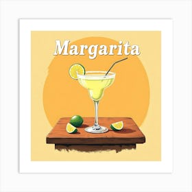 Margarita Cocktail 03 Art Print