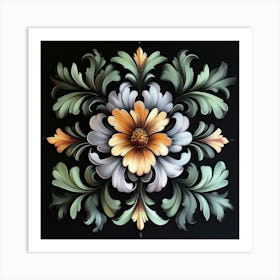 Floral Painting Art Art Print