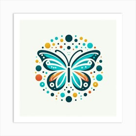 Butterfly Logo 1 Art Print