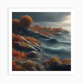 Stormy Sea Art Print