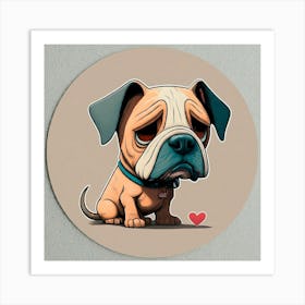 Bulldog Art Print