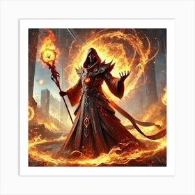 Converted Inferno Image 1 Art Print