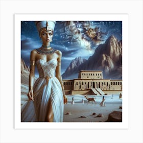 Egyptian queen Art Print