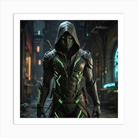 Cyber assassin Art Print