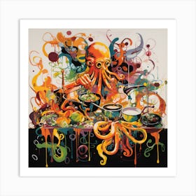 Octopus 10 Art Print