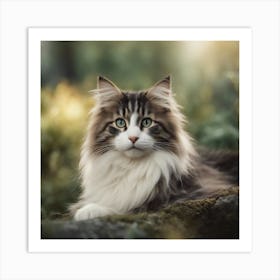 Portrait Of A Cat 11 Art Print
