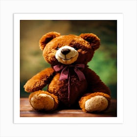 Teddy Bear Art Print