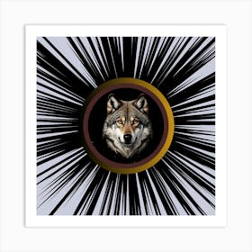 Wolfismy life Art Print