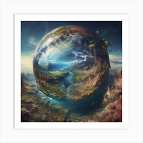 Planet earth, very beautiful Art Print