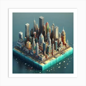 Cityscape Art Print