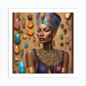 Divine Melanin Queen 222 Art Print