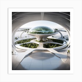 Futuristic Architecture 23 Art Print