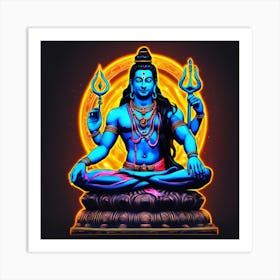 Lord Shiva 11 Art Print