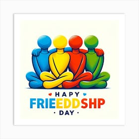 Happy Friendship Day Art Print