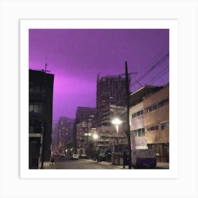 The Air Is Clean, But The Sky Is Purple 5 Art Print