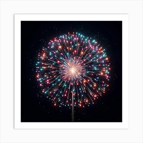 Fireworks In The Sky 2 Art Print