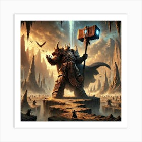 General Torvag Lithen Mantle Strength Art Print