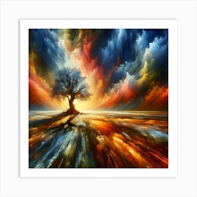 Abstract Of A Tree Art Print