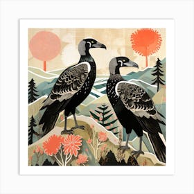 Bird In Nature Vulture 3 Art Print