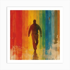 Rainbow Man Art Print