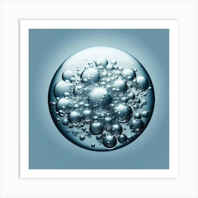 Bubbles Stock Videos & Royalty-Free Footage Art Print