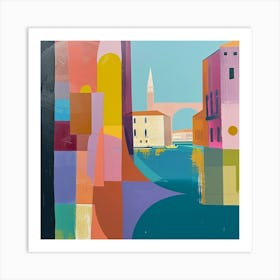 Abstract Travel Collection Venice Italy 1 Art Print