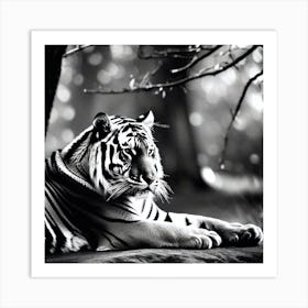 Tiger In The Forest 2 Art Print