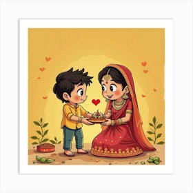 Happy Indian Diwali Art Print