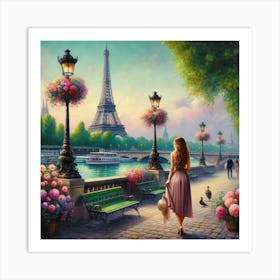 Paris Eiffel Tower Art Print