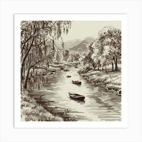 Chinese Art 727 Art Print