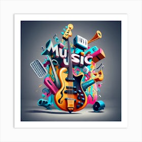 Music 2 Art Print