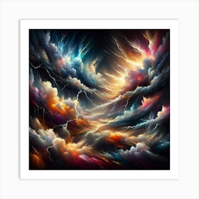 Abstract Painting 77 Art Print