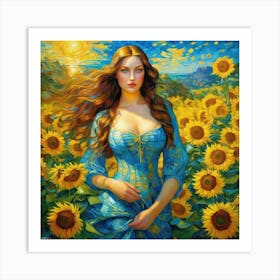 Sunflowers ihg Art Print