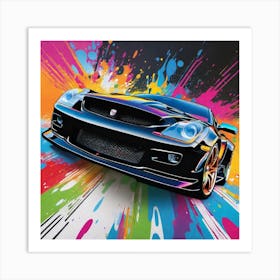 Car Painting 10 Art Print