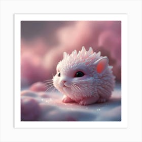 Cute Little Hedgehog Art Print