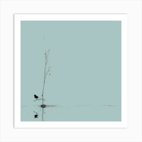 Bird On A Branch Art Print