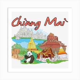 Chiang Mai Art Print