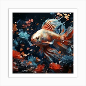 Betta Fish 4 Art Print