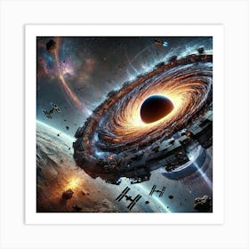 Singularity Rift Generator Art Print