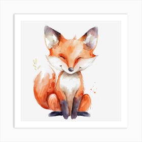 Cute Fox Art Print