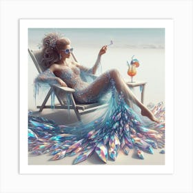 Ice Princess 1 Art Print