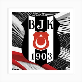 Beşiktaş J.K Logo Wall Art 21 Art Print