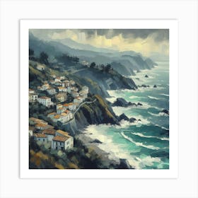 Sicily Coast Art Print