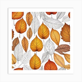 Autumn Leaves 29 Art Print