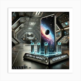 A Futuristic Smartphone, Astro Vx Infinity, Design Art Print