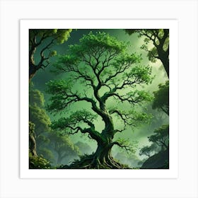 Tree In The Forest 2 Art Print