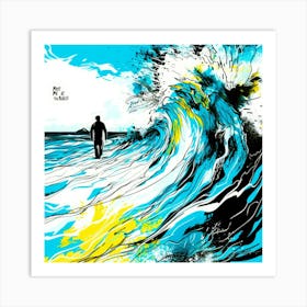 Boys At The Beach - Seaside Stroll Art Print