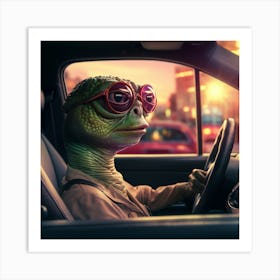 Alien Car 1 1 Art Print