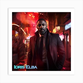 Idris Elba 2 Art Print