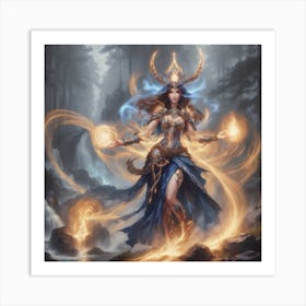 Elven Goddess Art Print